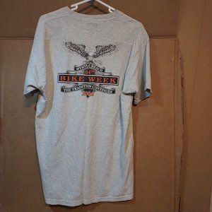 Myrtle Beach Bike Week 2004 T Shirt Gray Size Large